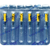 CC+File (373), Hedström reszelő, Fogantyú - műanyag ISO 20 sterilen csomagolva, röntgenopák, Nemesacél, 25 mm, 6x1 darab