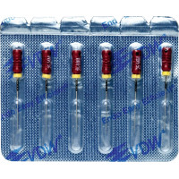 CC+File (373), Hedström reszelő, Fogantyú - műanyag ISO 25 sterilen csomagolva, röntgenopák, Nemesacél, 25 mm, 6x1 darab