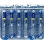 CC+File (373), Hedström reszelő, Fogantyú - műanyag ISO 30 sterilen csomagolva, röntgenopák, Nemesacél, 25 mm, 6x1 darab