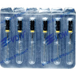 CC+File (373), Hedström reszelő, Fogantyú - műanyag ISO 40 sterilen csomagolva, röntgenopák, Nemesacél, 25 mm, 6x1 darab