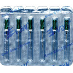 CC+Bur (353), K-Fúró, Fogantyú - műanyag ISO 35 röntgenopák, ISO színkódolt, Nemesacél, 21 mm, 6 darab