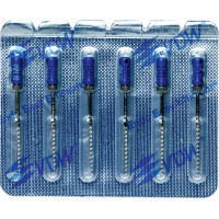 CC+Bur (353), K-Fúró, Fogantyú - műanyag ISO 60 röntgenopák, ISO színkódolt, Nemesacél, 31 mm, 6 darab