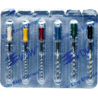 CC+Bur (353), K-Fúró, Fogantyú - műanyag ISO 90-140 röntgenopák, ISO színkódolt, Nemesacél, 31 mm, 6x1 darab