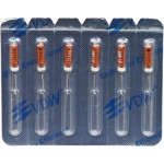 CC+File (363) (21 mm) (ISO 12), K-reszelő (kézzel), Fogantyú - műanyag ISO 12 sterilen csomagolva, ISO színkódolt, Nemesacél, 21 mm, 6 darab