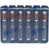 CC+File (363) (21 mm) (ISO 12), K-reszelő (kézzel), Fogantyú - műanyag ISO 12 sterilen csomagolva, ISO színkódolt, Nemesacél, 21 mm, 6 darab