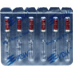 CC+File (363), (21 mm) (ISO 25), K-reszelő (kézzel), Fogantyú - műanyag ISO 25 sterilen csomagolva, ISO színkódolt, Nemesacél, 21 mm, 6 darab