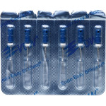 CC+File (363) (21 mm) (ISO 30), K-reszelő (kézzel), Fogantyú - műanyag ISO 30 sterilen csomagolva, ISO színkódolt, Nemesacél, 21 mm, 6 darab