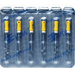 CC+File (363) (21 mm) (ISO 50), K-reszelő (kézzel), Fogantyú - műanyag ISO 50 sterilen csomagolva, ISO színkódolt, Nemesacél, 21 mm, 6 darab