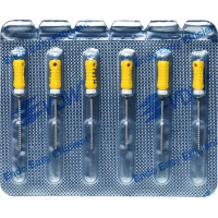 CC+File (363) (21 mm) (ISO 50), K-reszelő (kézzel), Fogantyú - műanyag ISO 50 sterilen csomagolva, ISO színkódolt, Nemesacél, 21 mm, 6 darab