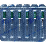 CC+File (363) (21 mm) (ISO 70), K-reszelő (kézzel), Fogantyú - műanyag ISO 70 sterilen csomagolva, ISO színkódolt, Nemesacél, 21 mm, 6 darab