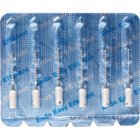 CC+File (363) (21 mm) (ISO 90), K-reszelő (kézzel), Fogantyú - műanyag ISO 90 sterilen csomagolva, ISO színkódolt, Nemesacél, 21 mm, 6 darab