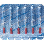 CC+File (363) (21 mm) (ISO 110), K-reszelő (kézzel), Fogantyú - műanyag ISO 110 sterilen csomagolva, ISO színkódolt, Nemesacél, 21 mm, 6 darab