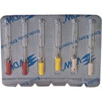 CC+File (363) (21 mm) (ISO 90-110), K-reszelő (kézzel), Fogantyú - műanyag ISO 90-110 sterilen csomagolva, ISO színkódolt, Nemesacél, 21 mm, 3x2 darab