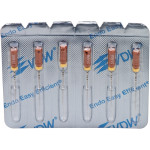 CC+File (363) (25 mm) (ISO 12), K-reszelő (kézzel), Fogantyú - műanyag ISO 12 sterilen csomagolva, ISO színkódolt, Nemesacél, 25 mm, 6 darab