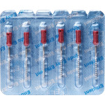 CC+File (363) (25 mm) (ISO 110), K-reszelő (kézzel), Fogantyú - műanyag ISO 110 sterilen csomagolva, ISO színkódolt, Nemesacél, 25 mm, 6 darab