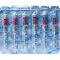 CC+File (363) (25 mm) (ISO 110), K-reszelő (kézzel), Fogantyú - műanyag ISO 110 sterilen csomagolva, ISO színkódolt, Nemesacél, 25 mm, 6 darab