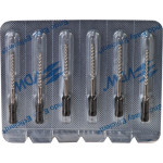 CC+File (363) (25 mm) (ISO 140), K-reszelő (kézzel), Fogantyú - műanyag ISO 140 sterilen csomagolva, ISO színkódolt, Nemesacél, 25 mm, 6 darab