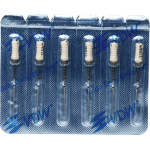 CC+File (363) (31 mm) (ISO 15), K-reszelő (kézzel), Fogantyú - műanyag ISO 15 sterilen csomagolva, ISO színkódolt, Nemesacél, 31 mm, 6 darab