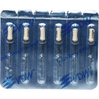 CC+File (363) (31 mm) (ISO 15), K-reszelő (kézzel), Fogantyú - műanyag ISO 15 sterilen csomagolva, ISO színkódolt, Nemesacél, 31 mm, 6 darab