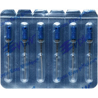 CC+File (363) (31 mm) (ISO 30), K-reszelő (kézzel), Fogantyú - műanyag ISO 30 sterilen csomagolva, ISO színkódolt, Nemesacél, 31 mm, 6 darab