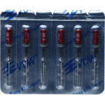 CC+File (363) (31 mm) (ISO 55), K-reszelő (kézzel), Fogantyú - műanyag ISO 55 sterilen csomagolva, ISO színkódolt, Nemesacél, 31 mm, 6 darab