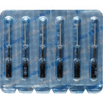 CC+File (363) (31 mm) (ISO 80), K-reszelő (kézzel), Fogantyú - műanyag ISO 80 sterilen csomagolva, ISO színkódolt, Nemesacél, 31 mm, 6 darab