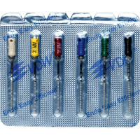 CC+File (363) (31 mm) (ISO 45-80), K-reszelő (kézzel), Fogantyú - műanyag ISO 45-80 sterilen csomagolva, ISO színkódolt, Nemesacél, 31 mm, 6x1 darab