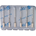 CC+File (363) (31 mm) (ISO 90), K-reszelő (kézzel), Fogantyú - műanyag ISO 90 sterilen csomagolva, ISO színkódolt, Nemesacél, 31 mm, 6 darab