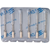 CC+File (363) (31 mm) (ISO 90), K-reszelő (kézzel), Fogantyú - műanyag ISO 90 sterilen csomagolva, ISO színkódolt, Nemesacél, 31 mm, 6 darab