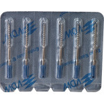 CC+File (363) (31 mm) (ISO 120), K-reszelő (kézzel), Fogantyú - műanyag ISO 120 sterilen csomagolva, ISO színkódolt, Nemesacél, 31 mm, 6 darab