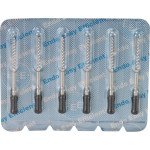 CC+File (363) (31 mm) (ISO 140), K-reszelő (kézzel), Fogantyú - műanyag ISO 140 sterilen csomagolva, ISO színkódolt, Nemesacél, 31 mm, 6 darab