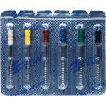 CC+File (363) (31 mm) (ISO 90-140), K-reszelő (kézzel), Fogantyú - műanyag ISO 90-140 sterilen csomagolva, ISO színkódolt, Nemesacél, 31 mm, 6x1 darab