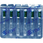 CC+File (373), Hedström reszelő, Fogantyú - műanyag ISO 35 sterilen csomagolva, röntgenopák, Nemesacél, 21 mm, 6 darab