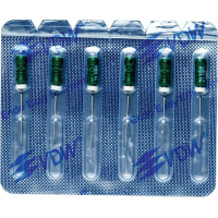 CC+File (373), Hedström reszelő, Fogantyú - műanyag ISO 35 sterilen csomagolva, röntgenopák, Nemesacél, 21 mm, 6 darab