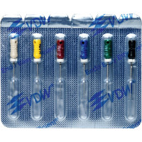 CC+File (373), Hedström reszelő, Fogantyú - műanyag ISO 15-40 sterilen csomagolva, röntgenopák, Nemesacél, 21 mm, 6x1 darab