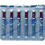 CC+File (373), Hedström reszelő, Fogantyú - műanyag ISO 55 sterilen csomagolva, röntgenopák, Nemesacél, 21 mm, 6 darab