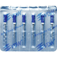 CC+File (373), Hedström reszelő, Fogantyú - műanyag ISO 60 sterilen csomagolva, röntgenopák, Nemesacél, 21 mm, 6 darab