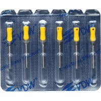 CC+File (373), Hedström reszelő, Fogantyú - műanyag ISO 100 sterilen csomagolva, röntgenopák, Nemesacél, 21 mm, 6 darab