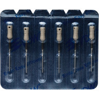 CC+File (373), Hedström reszelő, Fogantyú - műanyag ISO 90 sterilen csomagolva, röntgenopák, Nemesacél, 25 mm, 6x1 darab