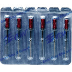 CC+File (373), Hedström reszelő, Fogantyú - műanyag ISO 55 sterilen csomagolva, röntgenopák, Nemesacél, 31 mm, 6x1 darab