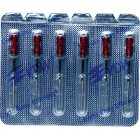 CC+File (373), Hedström reszelő, Fogantyú - műanyag ISO 55 sterilen csomagolva, röntgenopák, Nemesacél, 31 mm, 6x1 darab