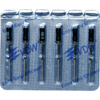 CC+File (373), Hedström reszelő, Fogantyú - műanyag ISO 80 sterilen csomagolva, röntgenopák, Nemesacél, 31 mm, 6x1 darab