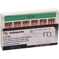 Mtwo (28 mm) (6 %) (ISO 35), Guttapercha-csúcs, ISO 35 rózsaszín, Guttapercha, 28 mm, 60 darab
