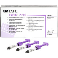Filtek Z 500 (A2 - A3.5), Tömőanyag (Kompozit), fecskendők, röntgenopák, fényre keményedő, Kompozit - Nano-töltőanyag, 3 g, 3x1 darab