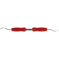 DEPPELER Gracey Küretten Classic - 1 db, Figur 15/16, ADEP Griff, piros - 6570410