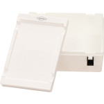 Konténer, (180 x 120 x 80 mm), fehér, 2, 1 darab