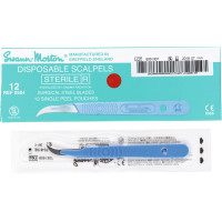 Swann-Morton® Skalpelle - 10 darabos csomag, Nr. 12 + Grip - 44042 Swann-Morton® Skalpelle - 10 darabos csomag, Nr. 12 + Grip - 44042