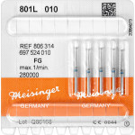 Diamanten 801L, gyémántcsiszoló, kék, ISO 010, FG, 5 darab