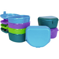 Schienen/Retainerboxen - Packung 12 Stück tief sortiert - 25X550