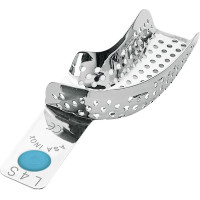 Lenyomatkanál - 1 db, felső jobb, alsó bal, perforált, türkiz - 2801-L4S